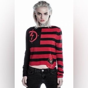 Killstar X Marilyn Manson | Cropped Sweater